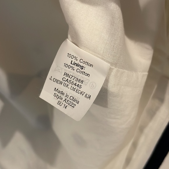 J. Crew Factory Abstract Print Dress, size 00 - Picture 4 of 4